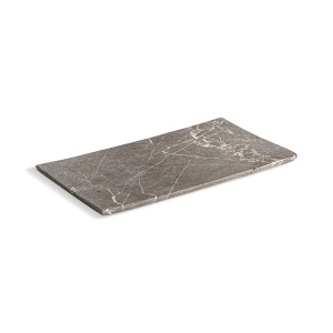 Tava decorativa gri din marmura 21x33 cm Legyeh Vical Home