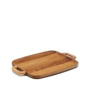 Tava dreptunghiulara maro din lemn 36x51 cm Sardis Kave Home