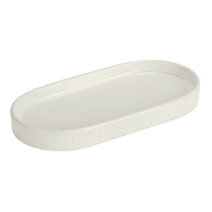 Tava pentru accesori baie alba din ceramica 10x20 cm Fablo Wenko