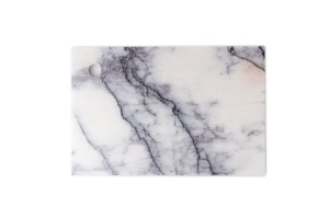 Tocator dreptunghiular alb din marmura 20x30 cm MAR09870302D The Home Collection