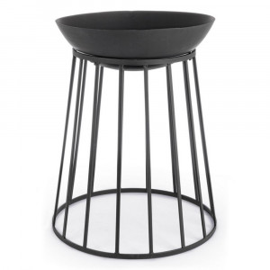 Vatra foc neagra din metal Efesto Bizzotto