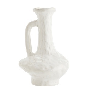 Vaza alb antic din ceramica 33 cm Kasia Madam Stoltz