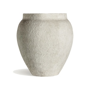Vaza alb antic din ceramica 82 cm Egerak Vical Home