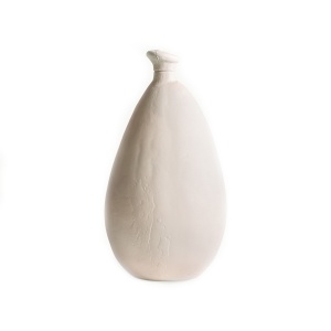 Vaza alb antic din sticla 47 cm Ostuni Vical Home