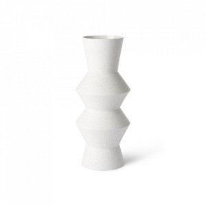 Vaza alba din ceramica 41 cm Angular HK Living