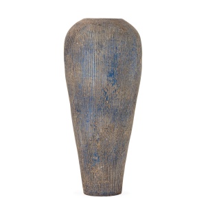 Vaza decorativa albastru antichizat din ciment 120 cm Sleep Thai Natura
