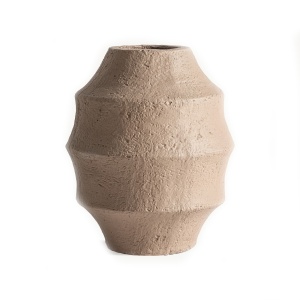 Vaza decorativa maro deschis din ciment 38 cm Melman Vical Home