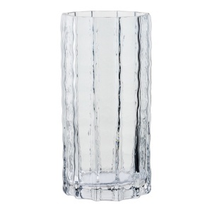 Vaza din sticla gri 20 cm Smoke House Nordic