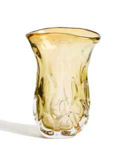 Vaza maro chihlimbar din sticla 37 cm Sidula Kave Home