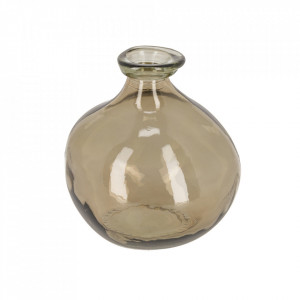 Vaza maro din sticla 18 cm Brenna Kave Home