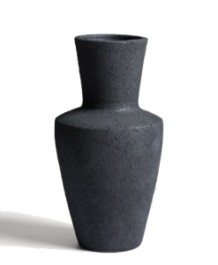 Vaza neagra din ceramica 46 cm Nerun Kave Home
