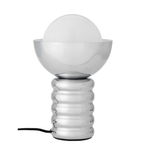 Veioza argintie din metal 32 cm Spike Bloomingville