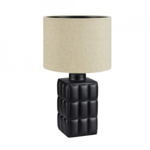 Veioza din ceramica neagra 43 cm Cuscini Markslojd