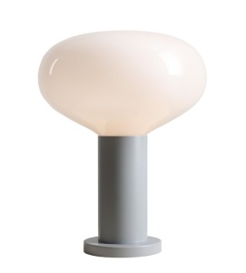 Veioza gri din metal 33 cm Flo Aldex