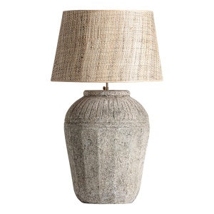 Veioza gri/maro din ceramica 90 cm Tina Vical Home