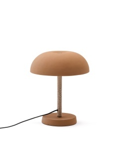 Veioza maro teracota din ceramica 43 cm Arinda Kave Home