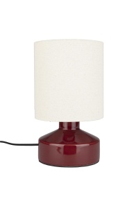 Veioza rosie din ceramica 28 cm Nook Zuiver