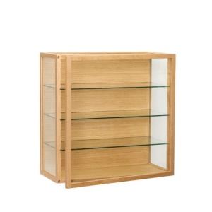 Vitrina maro din lemn 60 cm Poetic Hubsch
